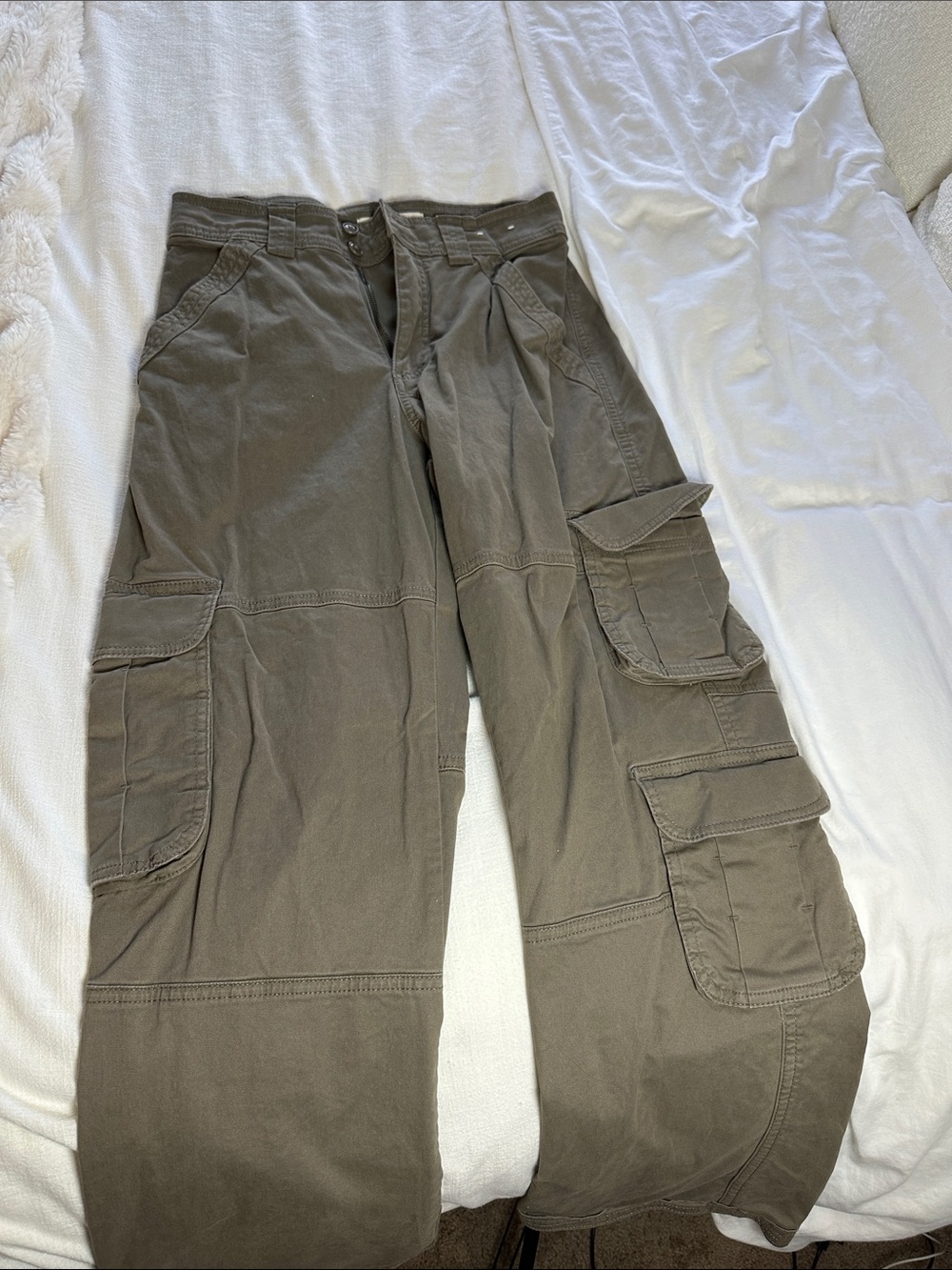 Abercrombie & Fitch Olive Cargo Pants